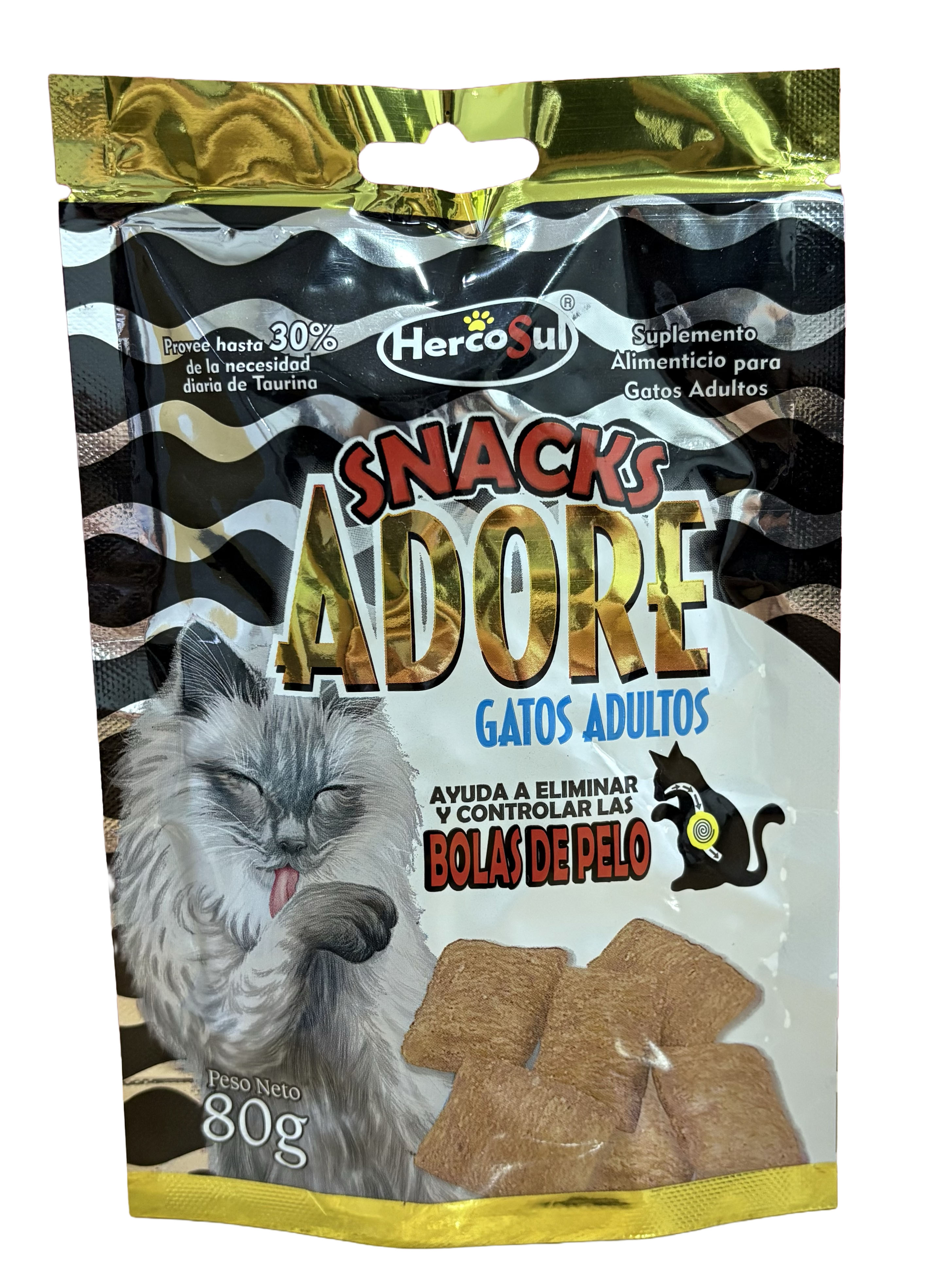 Snacks para Control de Bolas de Pelo para Gatos HercoSul