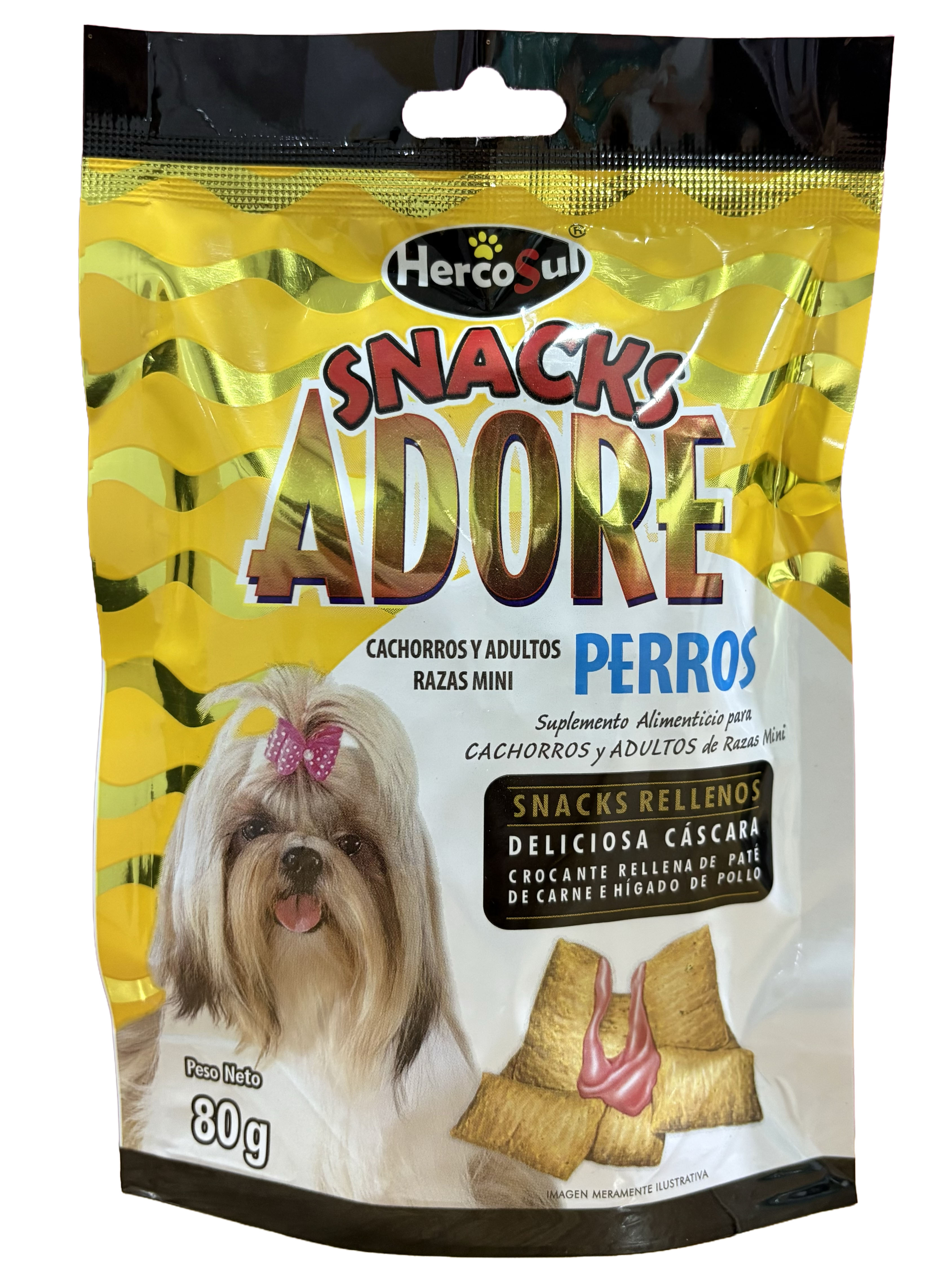 Snacks Rellenados de Paté para Perros HercoSul