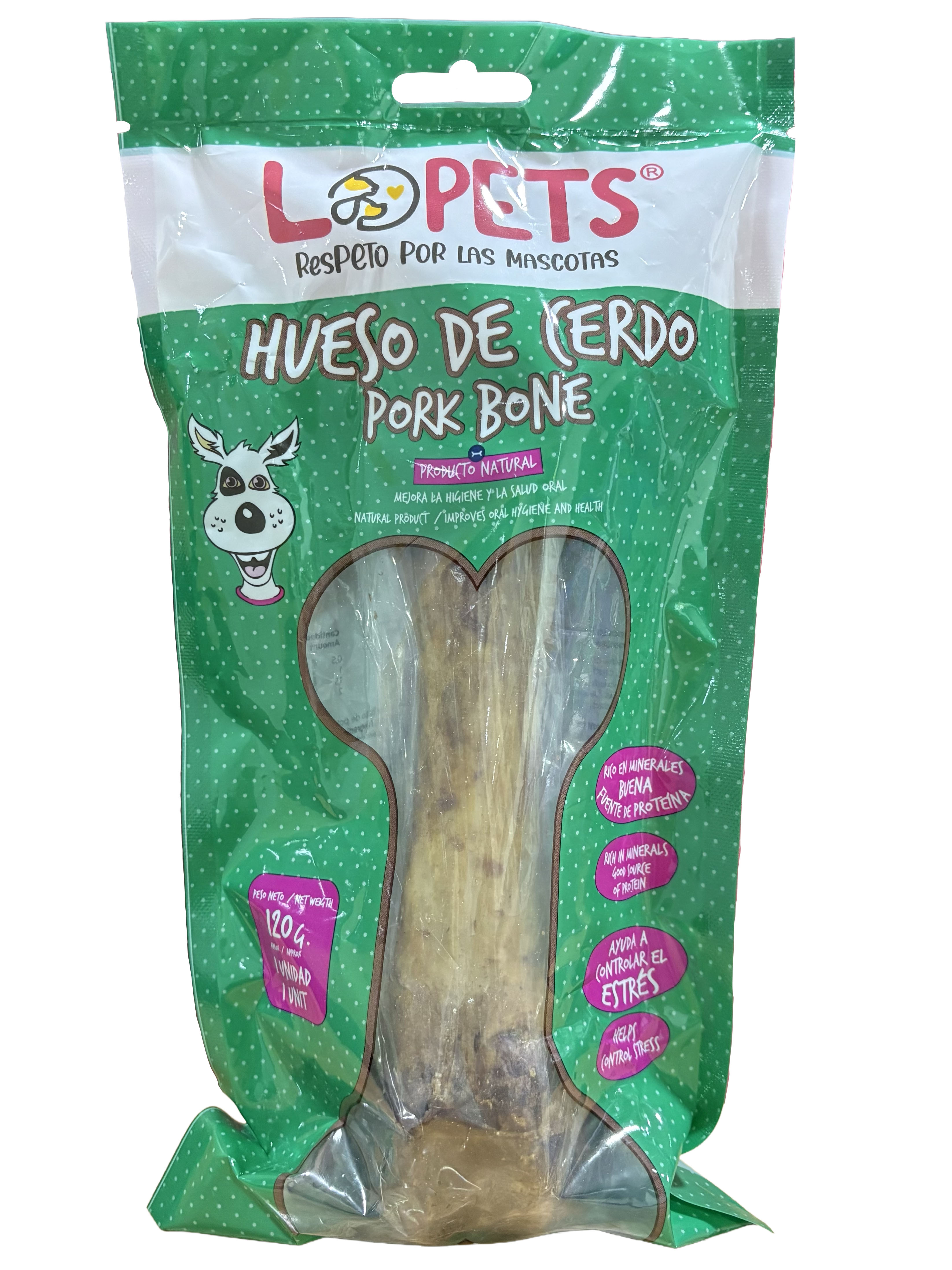 Hueso de Cerdo para Perros LoPets