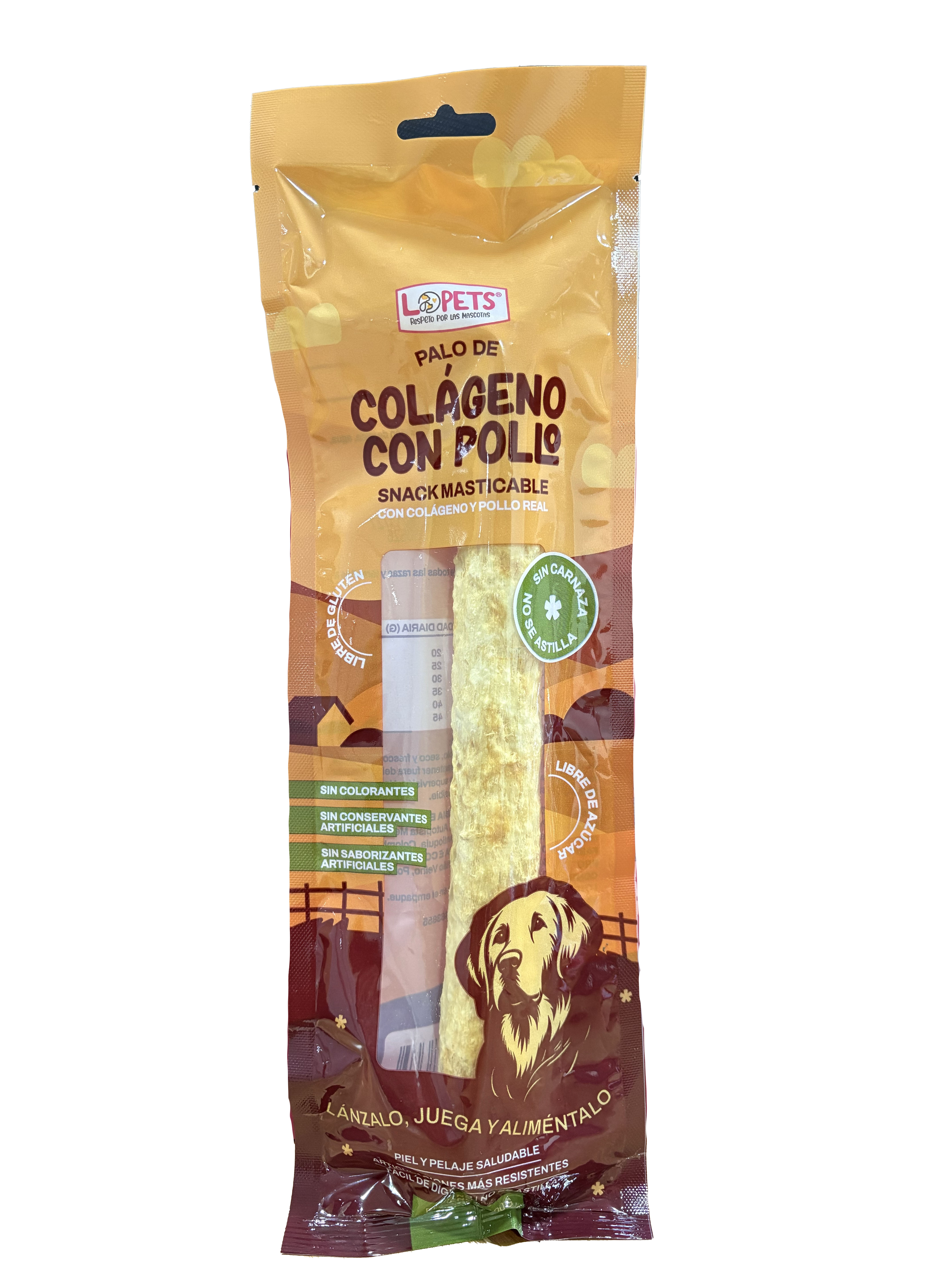 Palo de Colágeno con Pollo para Perros LoPets