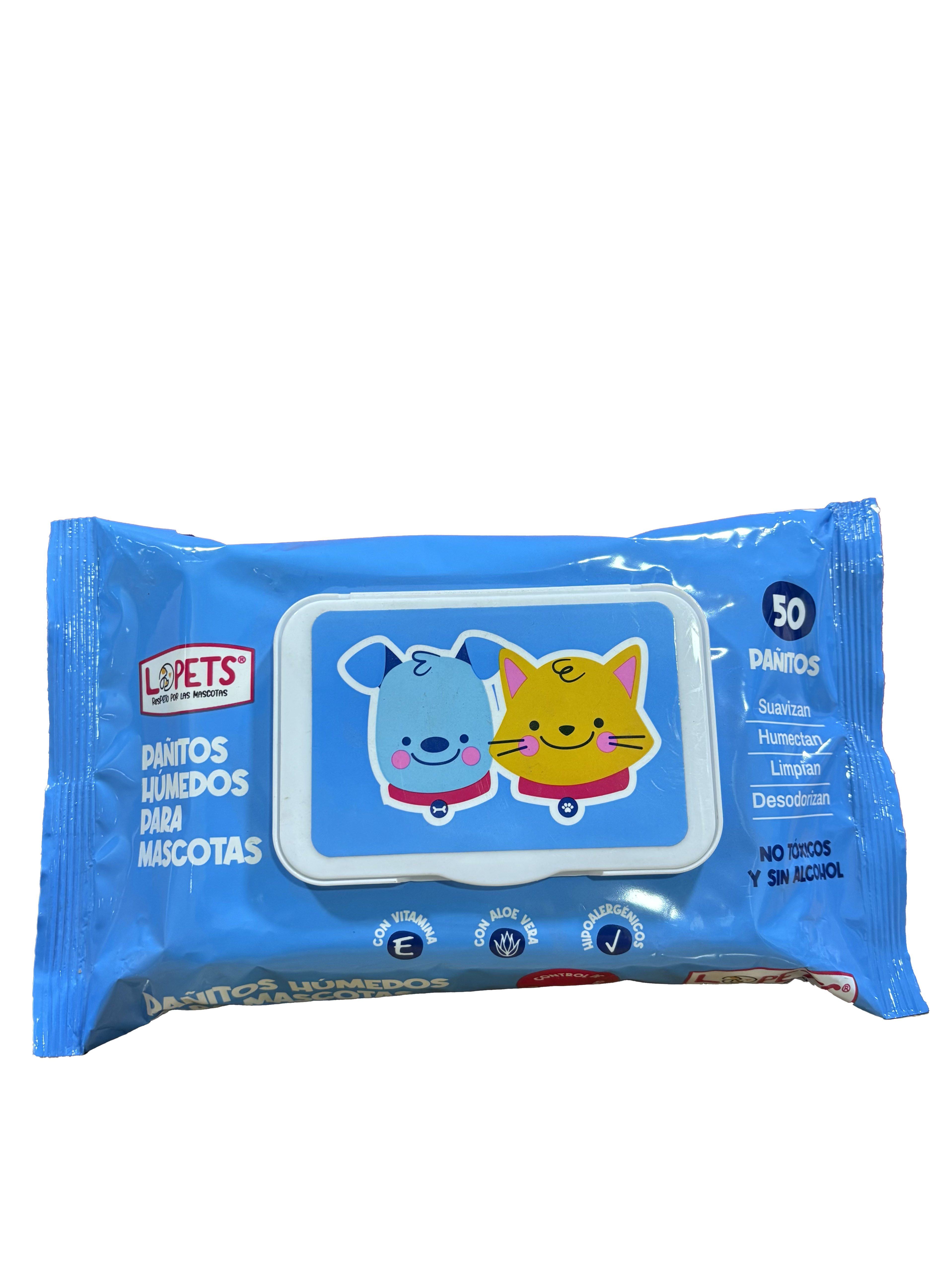 Paños Húmedos para Mascotas x 50 LoPets