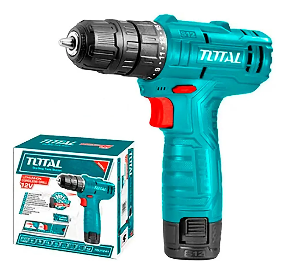 Taladro Atornillador 12V TOTAL