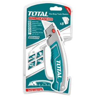 Cutter Retráctil 19x61mm TOTAL