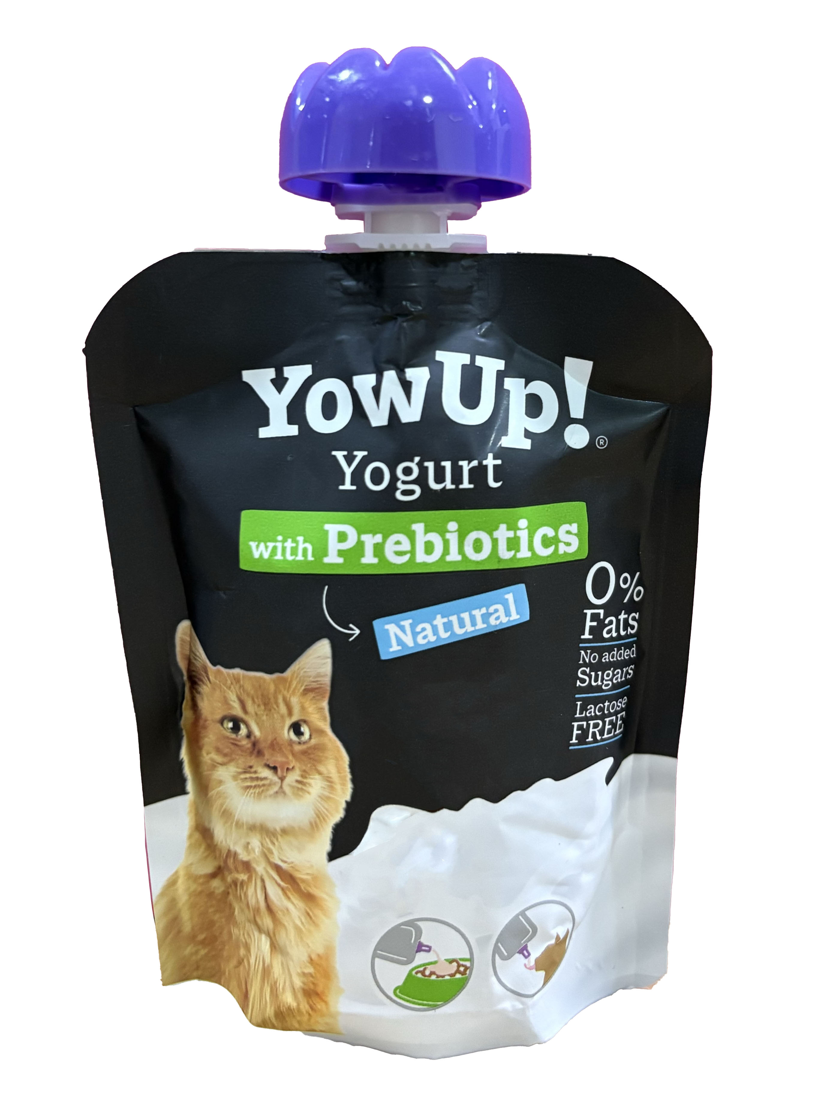 Yogur Natural con Prebióticos para Gatos YowUp!